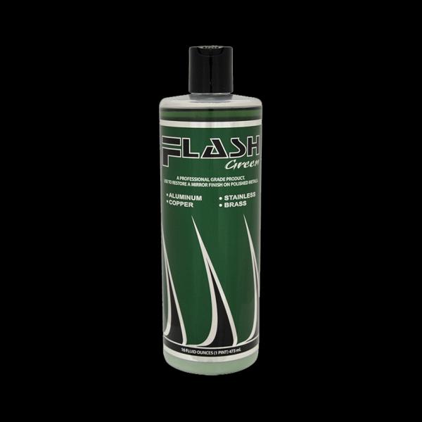 Flash Green Liquid Metal Polish 16oz. Truck Soap