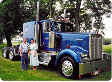 Matt Martin and his wife showcasing Truck Soaps truck cleaning services